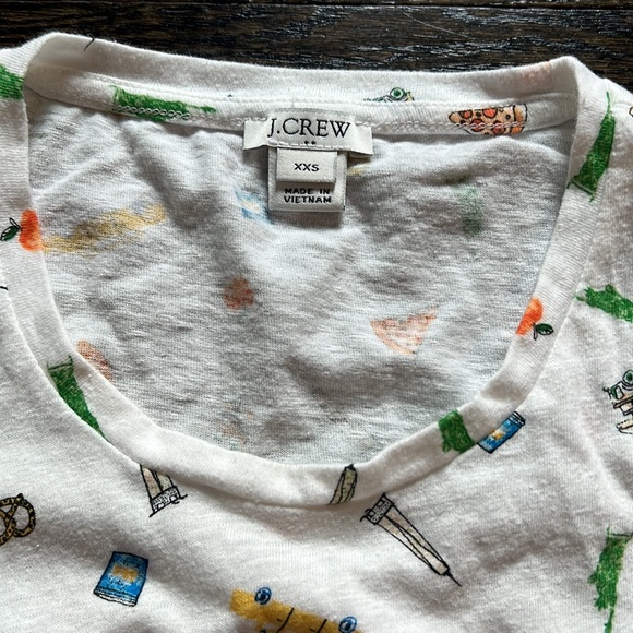 J. Crew Factory NYC print tie-front tank top | XXS - Picture 2 of 3